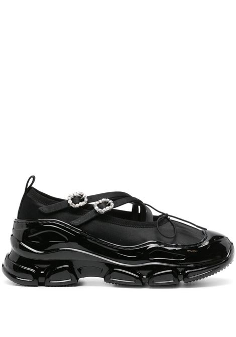 Sneakers con fibbia in nero di Simone Rocha - donna